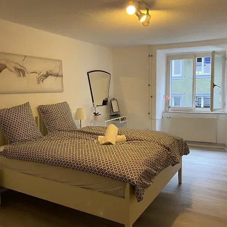 Private Studio Apartment In Bremgarten Exterior foto